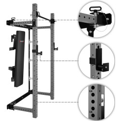 Мультифункциональный тренажер HMS KLT34 (Grey/Black) Thumb