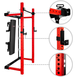 Мультифункциональный тренажер HMS KLT34 (Red/Black) Thumb