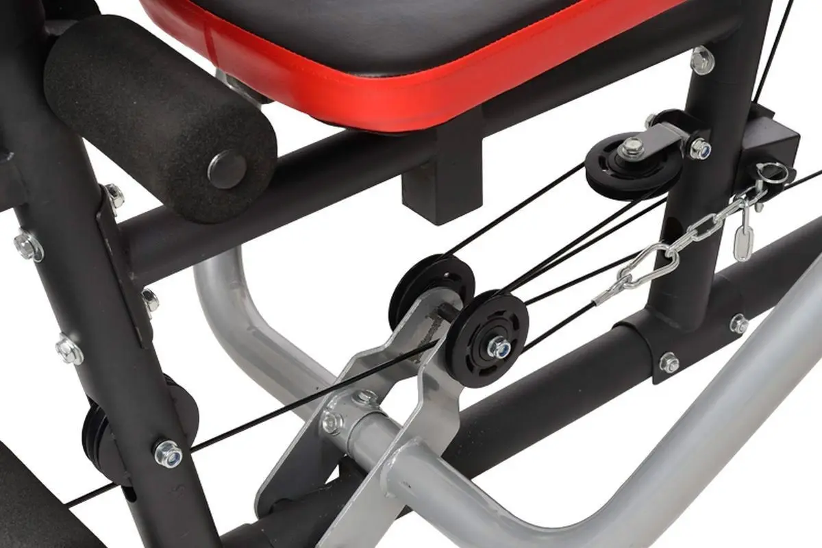 Aparat de antrenament multifunctional HMS Premium Tytan 9 (Grey/Red)