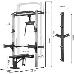Мультифункциональный тренажёр HMS KLT22 (Silver) Thumb