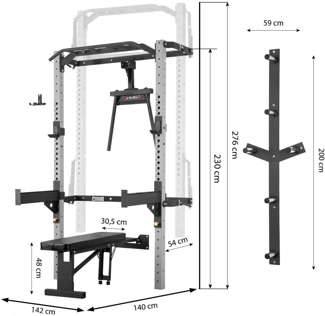 Мультифункциональный тренажёр HMS KLT22 (Silver)