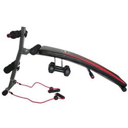 Banca pentru antrenament de forta HMS L8355 (Black/Red) Thumb