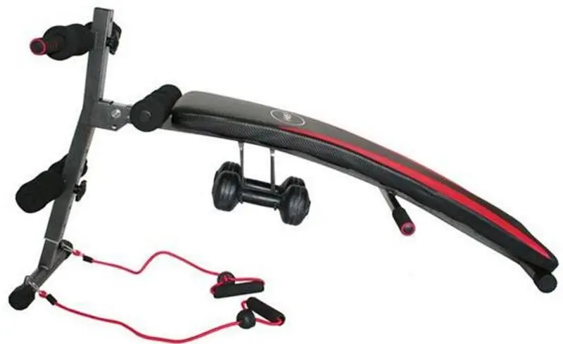 Banca pentru antrenament de forta HMS L8355 (Black/Red) - 7