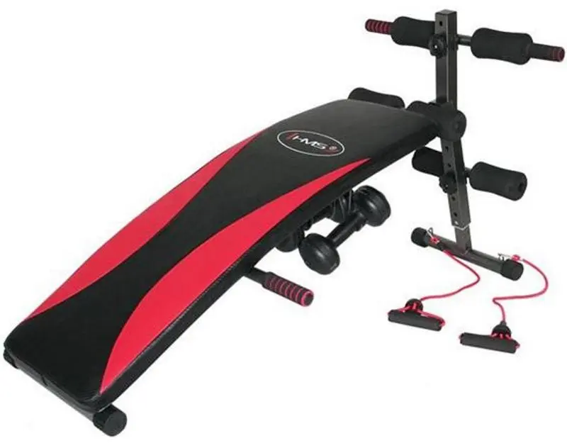 Banca pentru antrenament de forta HMS L8355 (Black/Red)