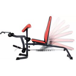 Скамья для силовых упражнений LS3050 (Black/Red) Thumb