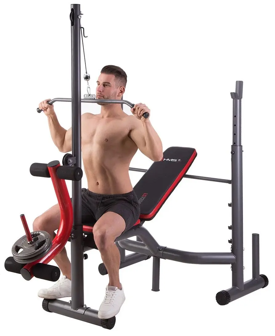 Скамья многофункциональная Hms LS7206 (Black/Red)