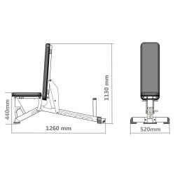 Banca forta reglabila HMS L1237 (Black) Thumb
