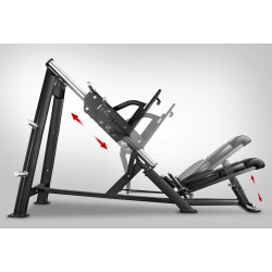 Aparat presa picioare Hms LP7329 (Black/Silver) Thumb
