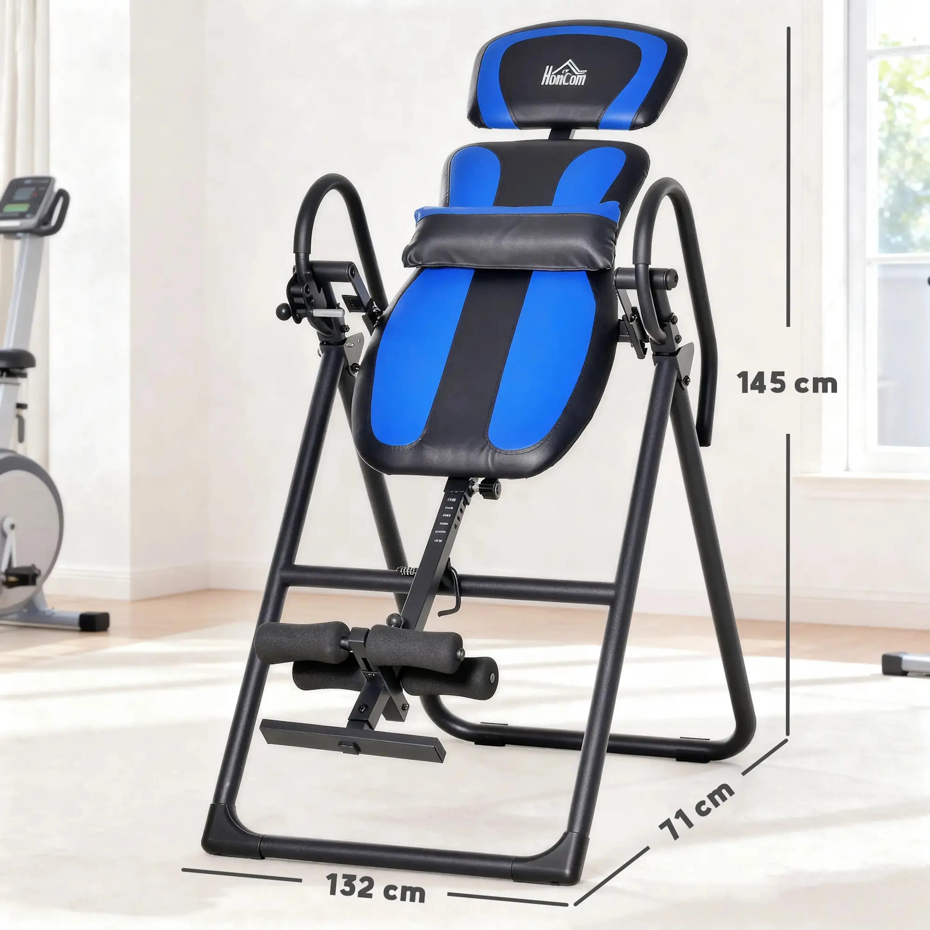 Инверсионный стол Homcom A90-258 (Black/Blue) - 5