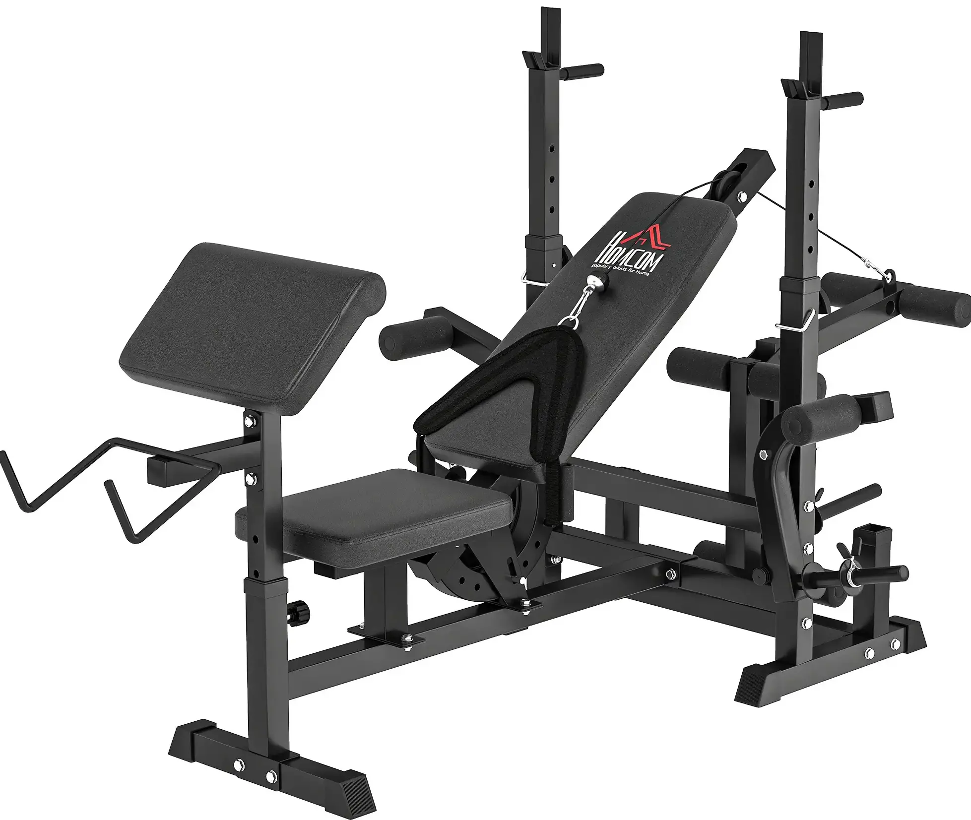 Banca multifunctonala Homcom A91-131BK (Black) - 2