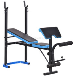 Banca multifunctonala Homcom A91-175 (Blue/Black)