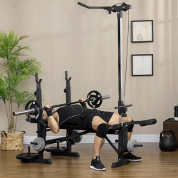 Многофункциональная скамья Homcom A91-209 (Black) Thumb
