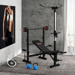 Многофункциональная скамья Homcom A91-209 (Black) Thumb