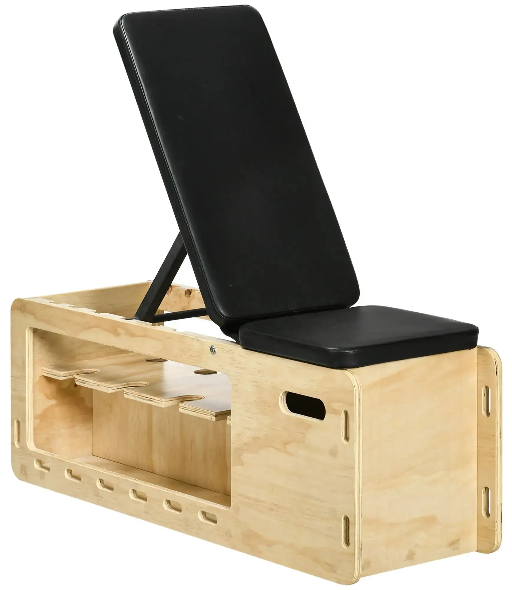 Banca multifunctonala Homcom A91-243V00ND (Natural/Black) - 2