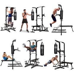 Многофункциональный тренажер Homcom A91-080 (Black) Thumb