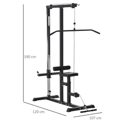 Многофункциональный тренажер Homcom A91-093V01 (Black) Thumb