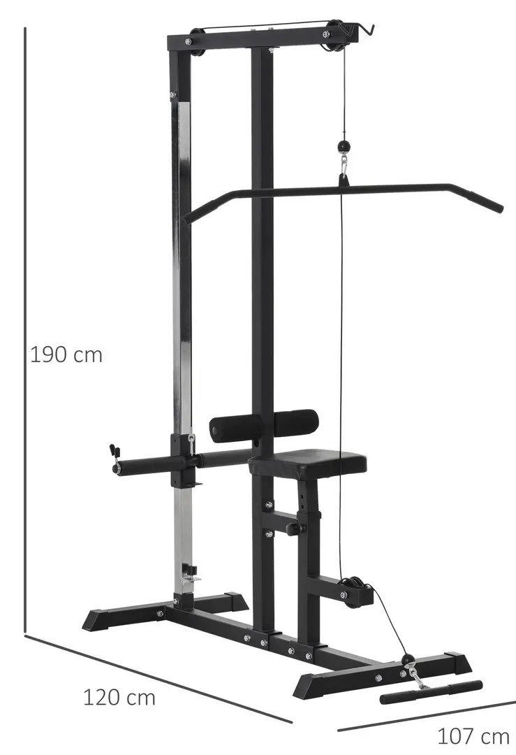 Многофункциональный тренажер Homcom A91-093V01 (Black)