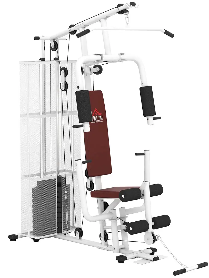 Многофункциональный тренажер Homcom A91-134 (White)
