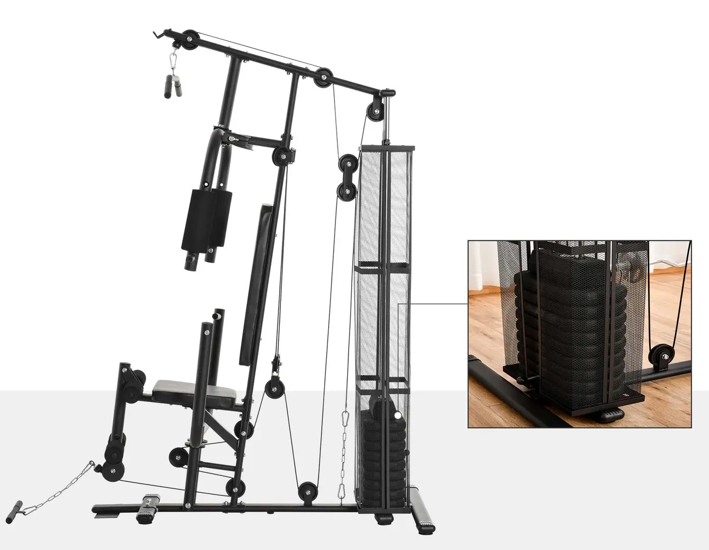 Aparat multifunctional Homcom A91-134BK (Black)