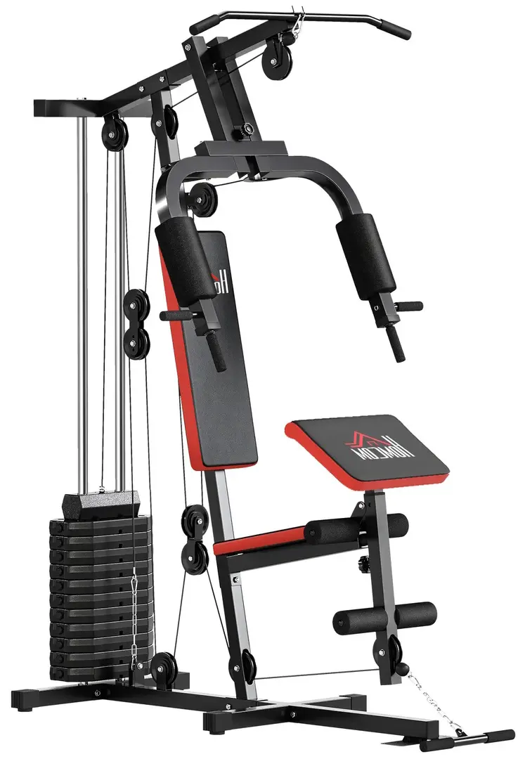 Aparat multifunctional sportiv Homcom A91-178RD (Black/Red)