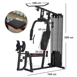 Aparat multifunctional Homcom A91-319V01BK (Black) Thumb