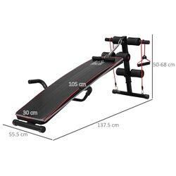 Banca pentru genuflexiuni Homcom  A91-072 (Black) Thumb