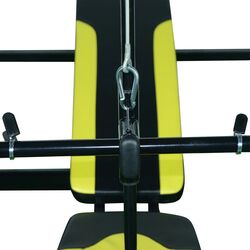 Скамья многофункциональная Homcom A91-034 (Black/Yellow) Thumb