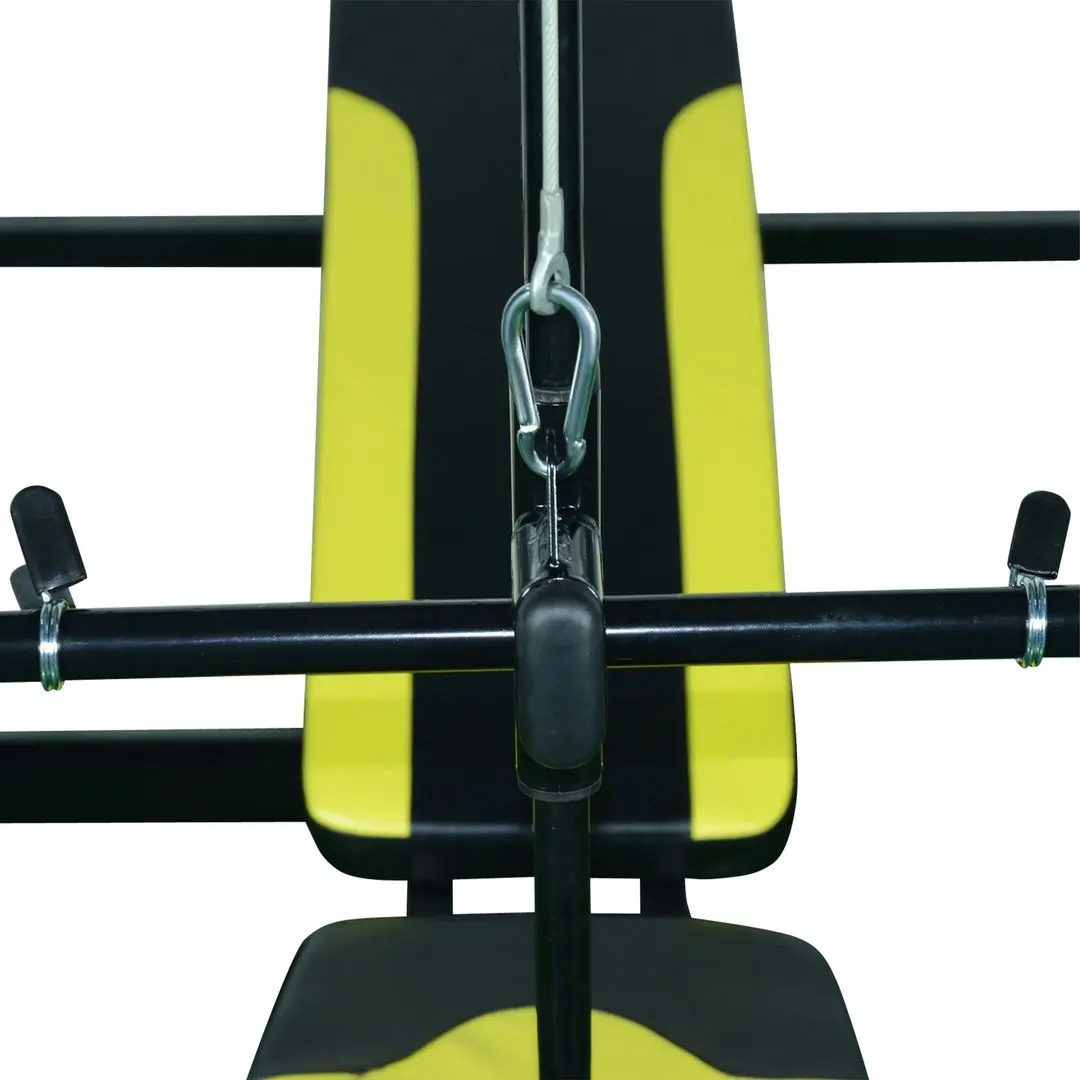 Скамья многофункциональная Homcom A91-034 (Black/Yellow) - 2