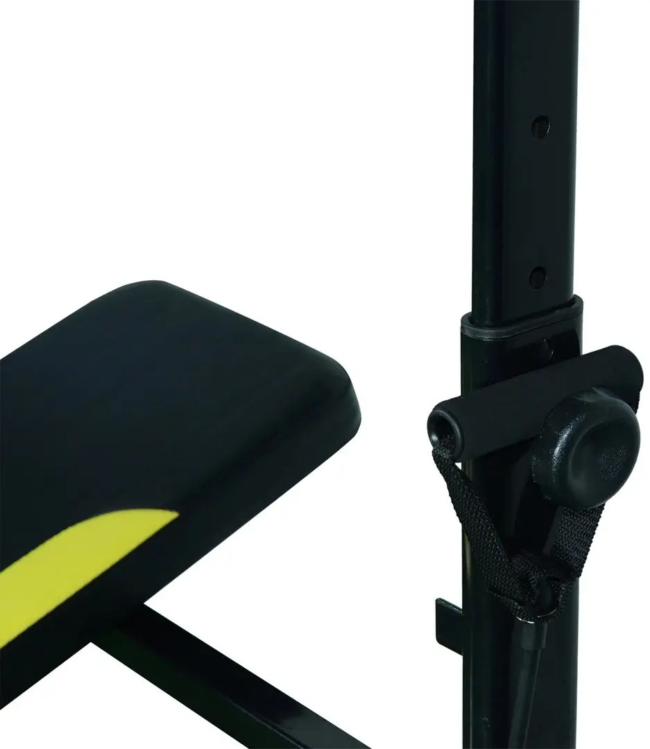 Скамья многофункциональная Homcom A91-034 (Black/Yellow) - 3