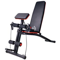 Banca multifunctionala Homcom A91-062 (Black/Red)