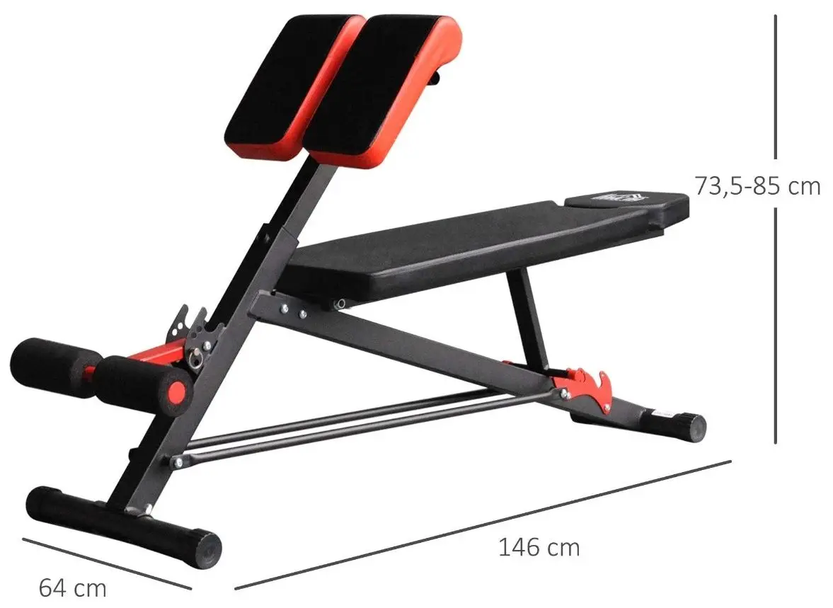 Banca multifunctionala Homcom A91-075 (Black)