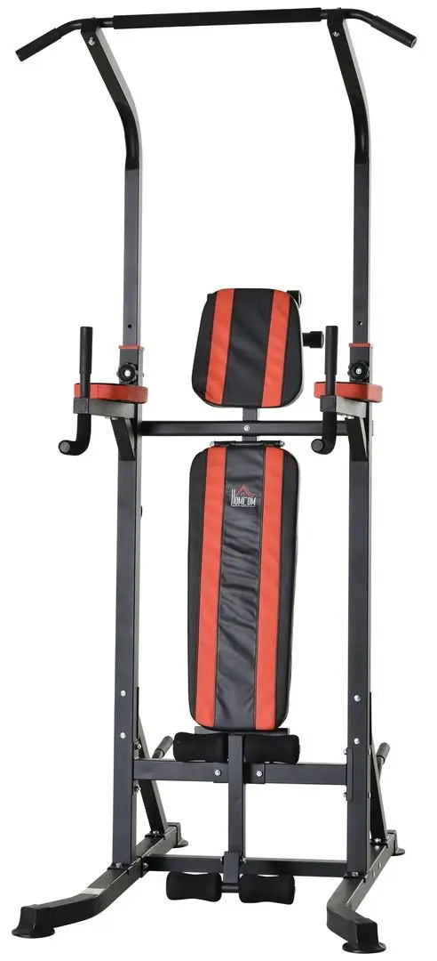 Скамья многофункциональная Homcom A91-092RD (Black/Red) - 2