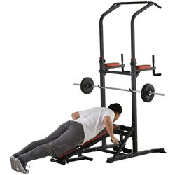 Скамья многофункциональная Homcom A91-092RD (Black/Red) Thumb