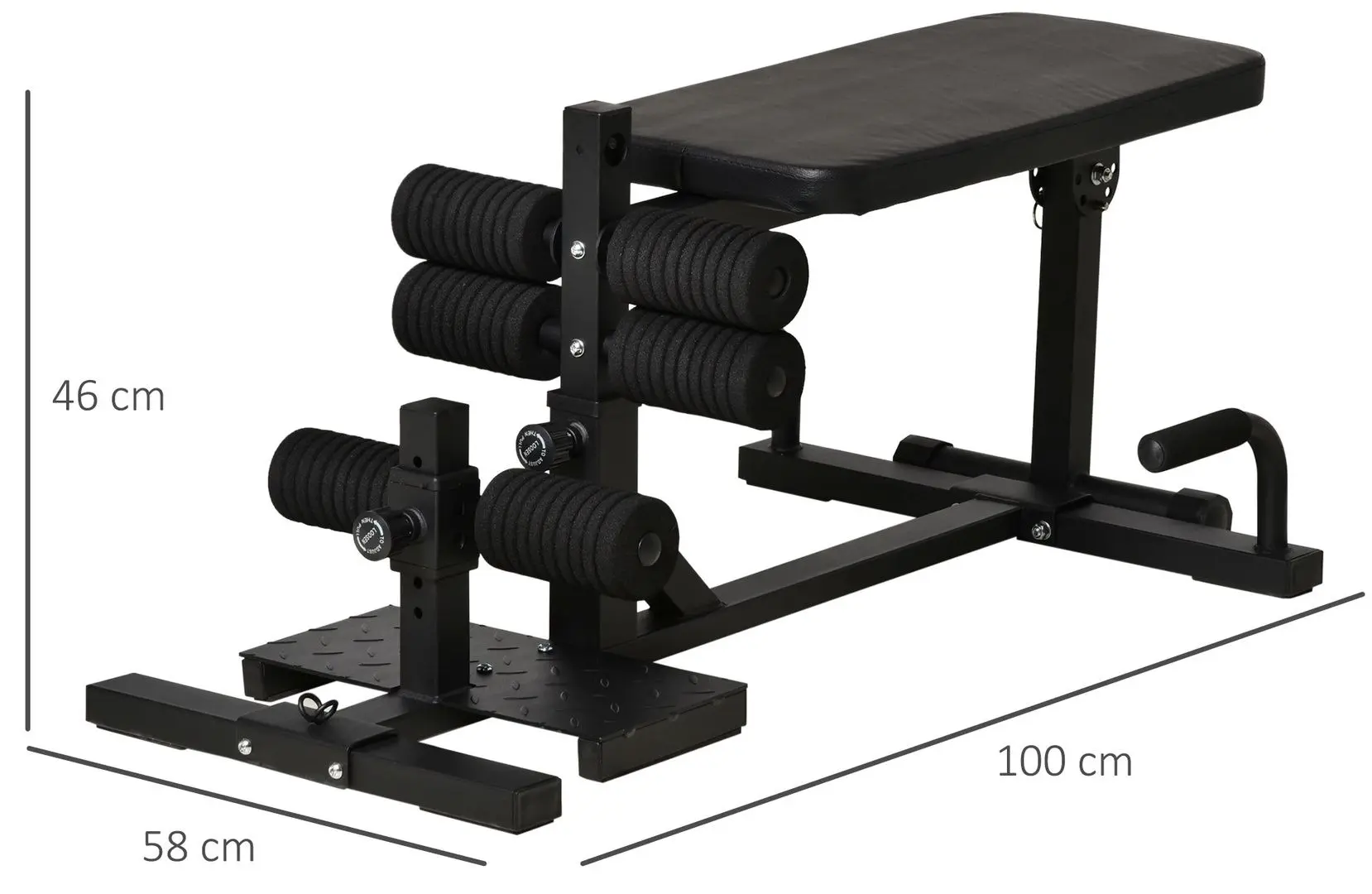 Скамья многофункциональная Homcom A91-182BK (Black)