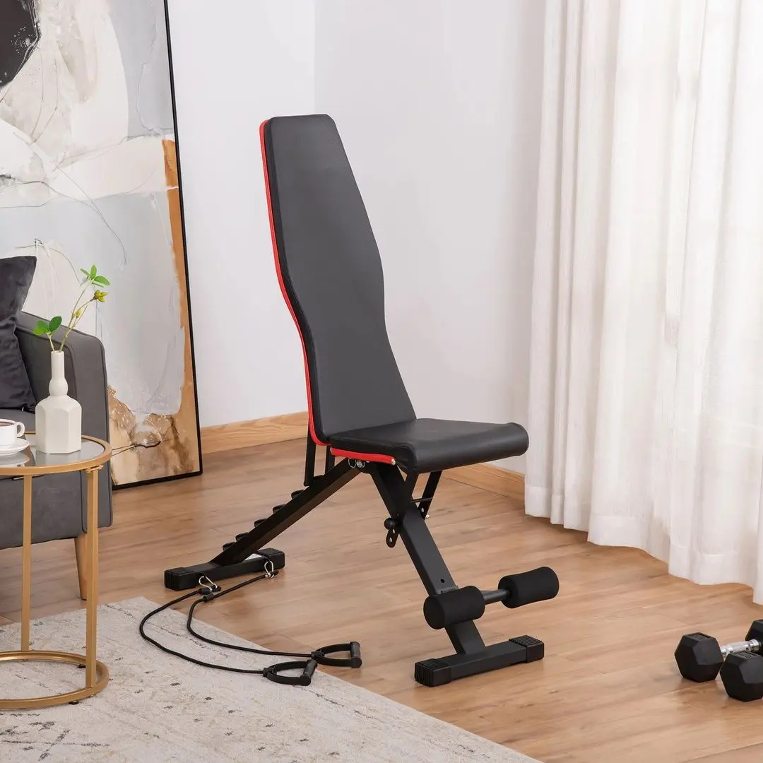 Banca forta reglabila Homcom A91-191V01 (Black/Red)