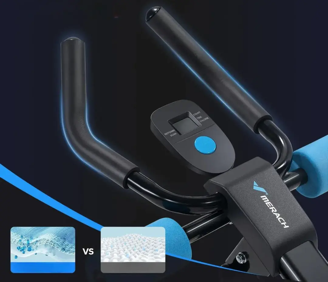 Aparat pentru abdomen Merach MR-2314 (Black/Blue)