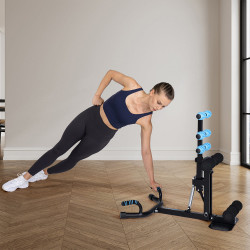 Тренажер для приседаний Merach MR-2417B1-US (Black/Blue) Thumb