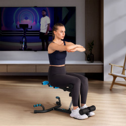 Тренажер для приседаний Merach MR-2417B1-US (Black/Blue) Thumb