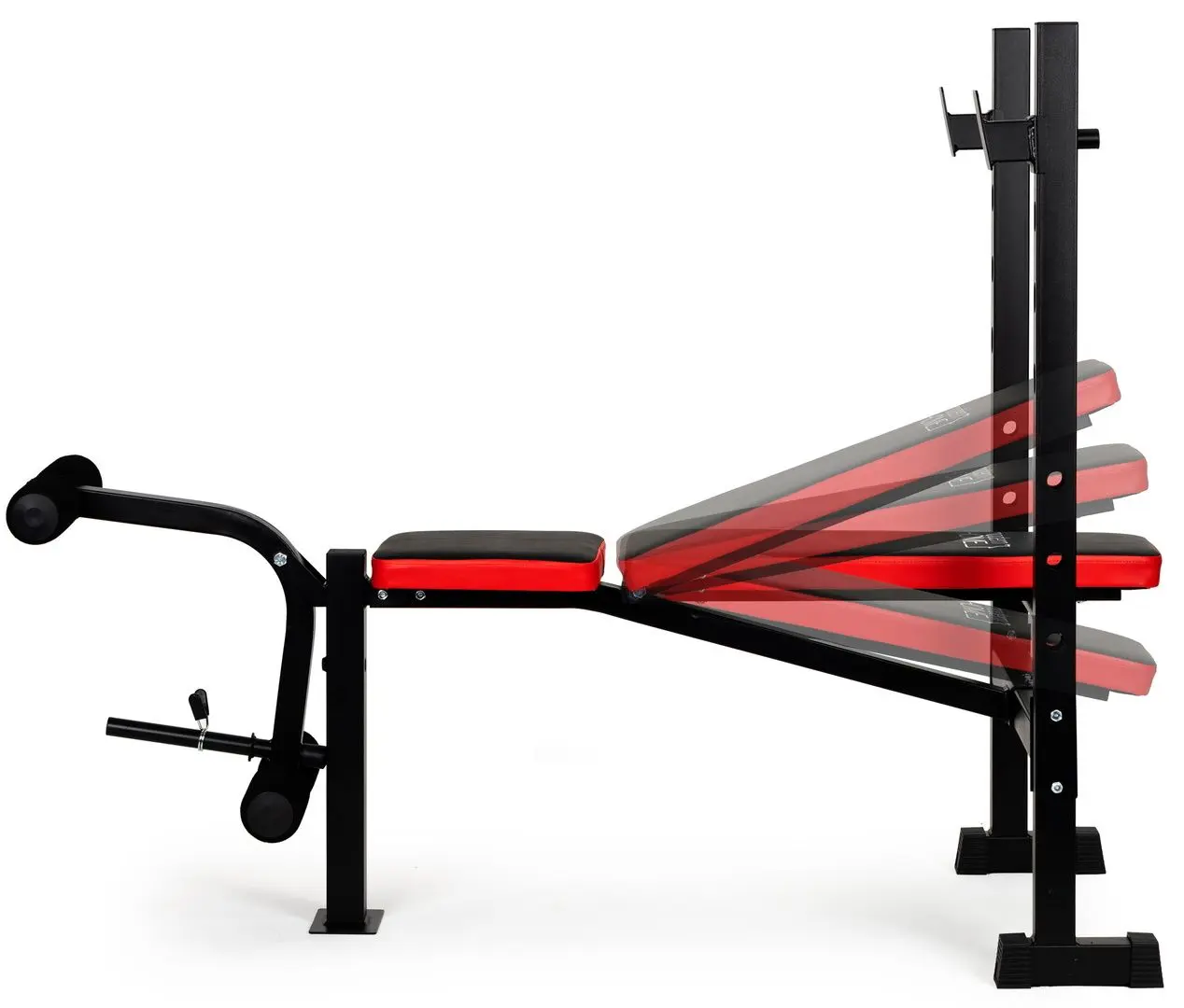 Banca multifunctionala Modern Home HREBH08B (Black/Red) - 5