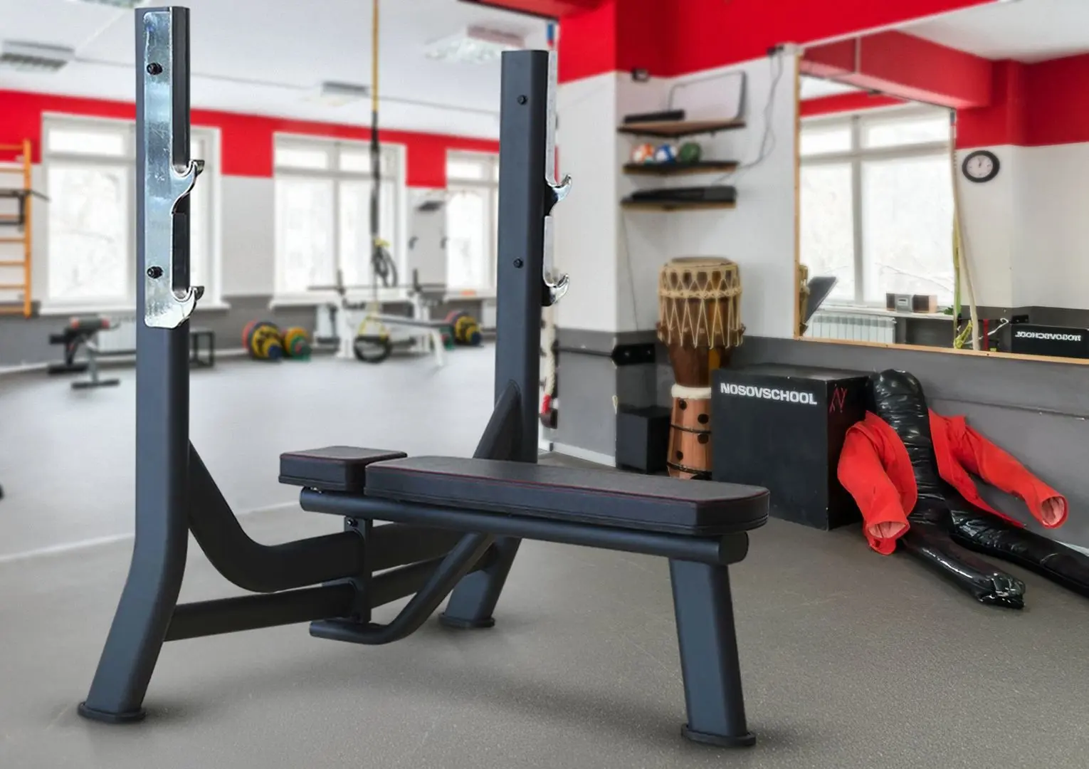 Скамья для пауэрлифтинга Sportmann F1-7078 (Black)