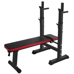 Scaun pentru powerlifting Sportmann Santiago SM1355 (Black/Red)
