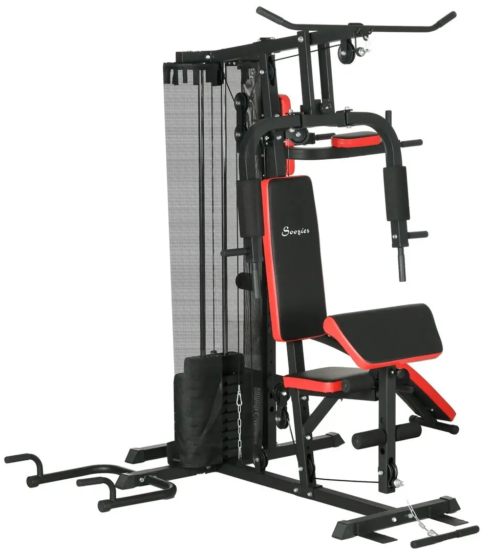 Мультифункциональный тренажер Sportnow A91-290V01BK (Black/Red)