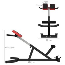 Banca pentru hiperextensie Sportnow A91-288V00BK (Black) Thumb