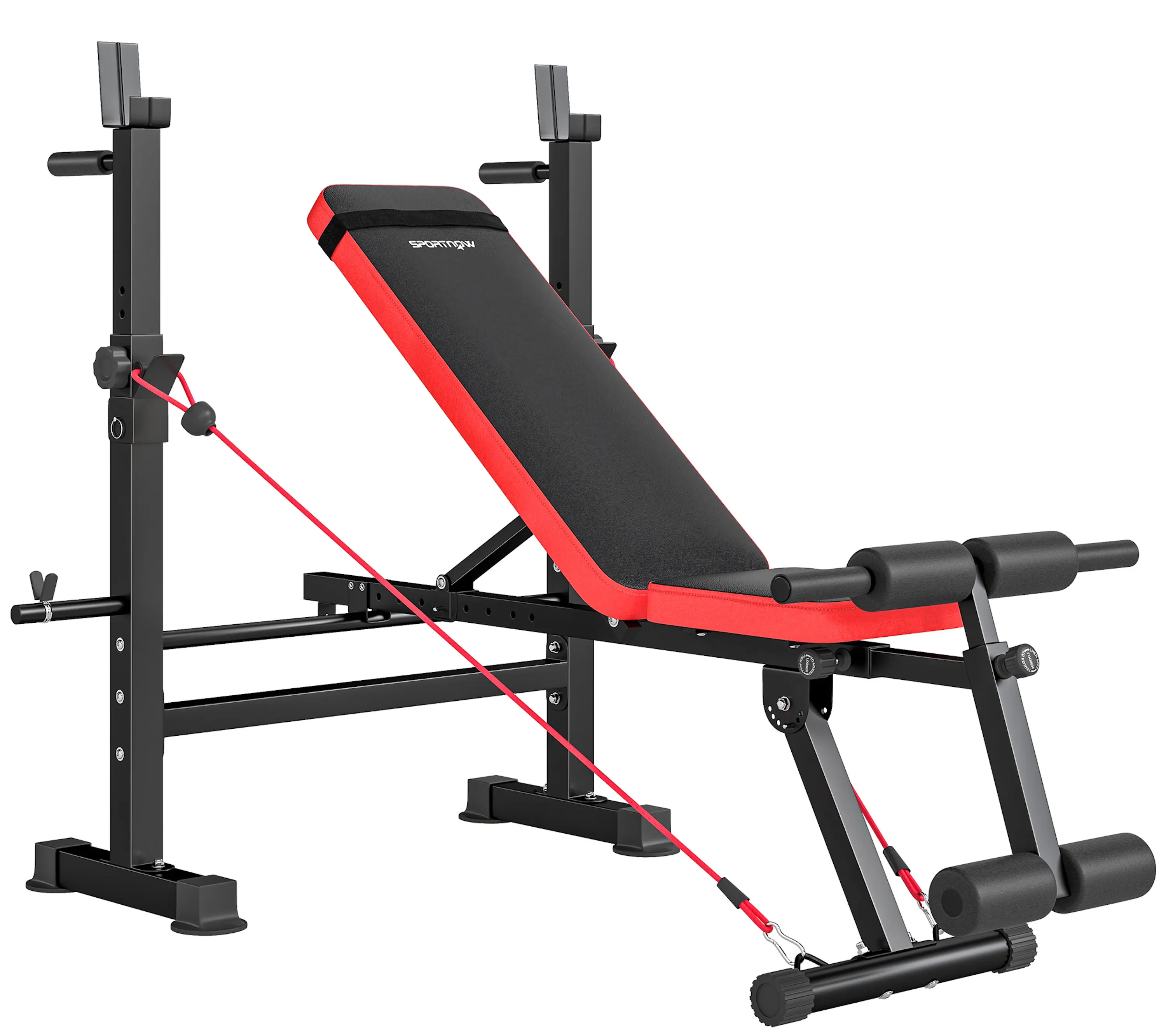 Скамья многофункциональная Sportnow A91-435V00RD (Red/Black) - 2