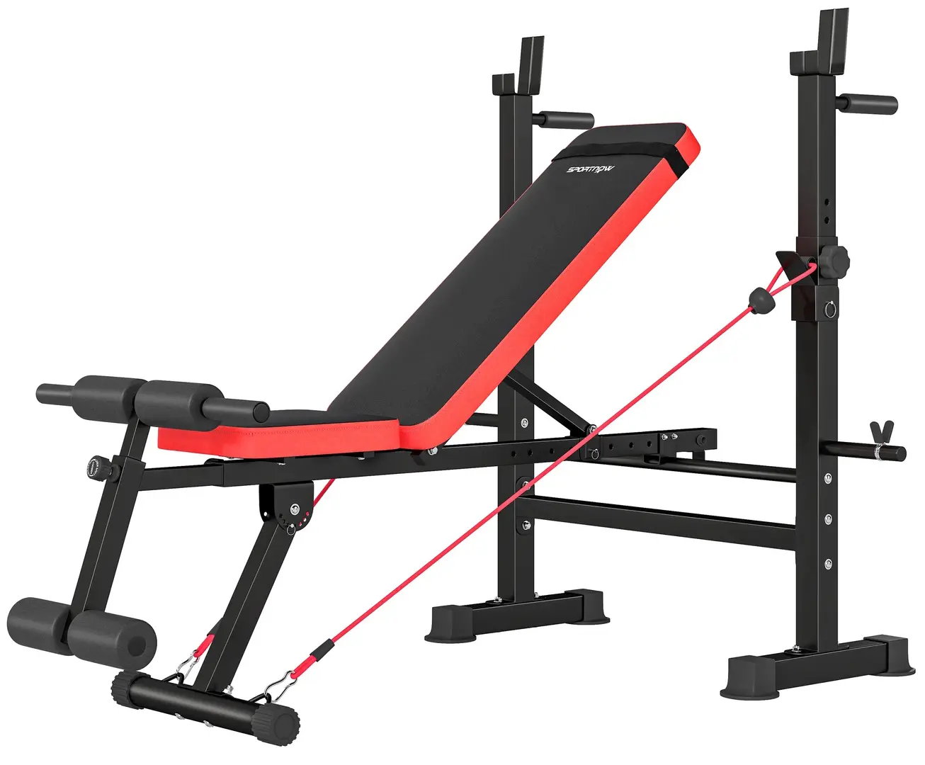 Скамья многофункциональная Sportnow A91-435V00RD (Red/Black)