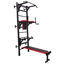 Мультифункциональный тренажер Techfit MULTIGYM1000 (Black/Red) Thumb