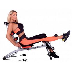 Banca multifunctionala Techfit AB Multi Crunch (Grey/Black) Thumb