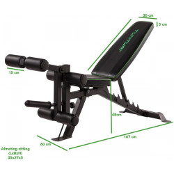 Скамья для пресса Tunturi UB60 (Black/Green) Thumb