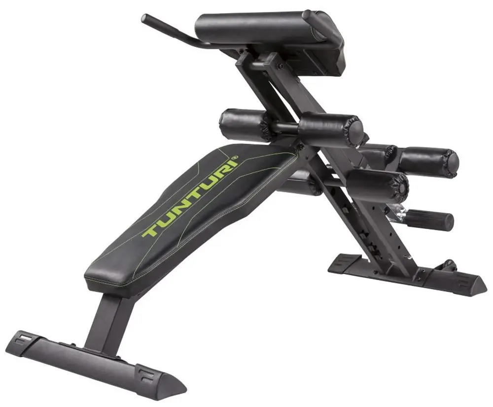 Banca pentru antrenament de forta Tunturi CT80 (Black/Green)