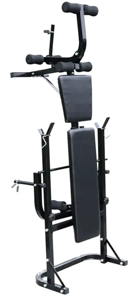 Скамья для силовых упражнений VidaXL 90138 (Black)